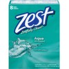 Zest Bath Bars Soap 4oz 8ct Aqua 2-Pack