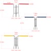 CTcar Hydraulic Seal Assembly Set (3-Piece) Lightweight Tools for U-Cup