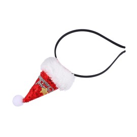 minkissy 1pc Headgear Xmas Plush Holiday Hair Hoops Christmas Headbands Christmas Decoration Christmas Hat Headband Christmas Party Headbands Chic Headdresses Lovely Headbands Cloth