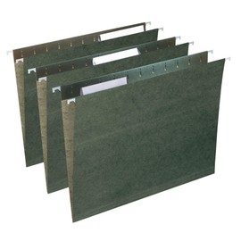 Smead Replacement 1/5-Cut Poly Tabs, Clear, 25 Per Pack (64600)