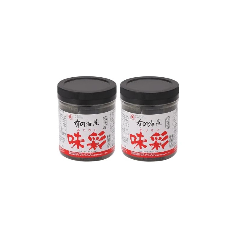 Kimura Nori Seasoned Seaweed Ariake Aisai, 10 Cuts, 60 Sheets