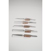 Fiber Grip Tweezers Jewelry Hobby Craft Soldering Fiber Grip Cross
