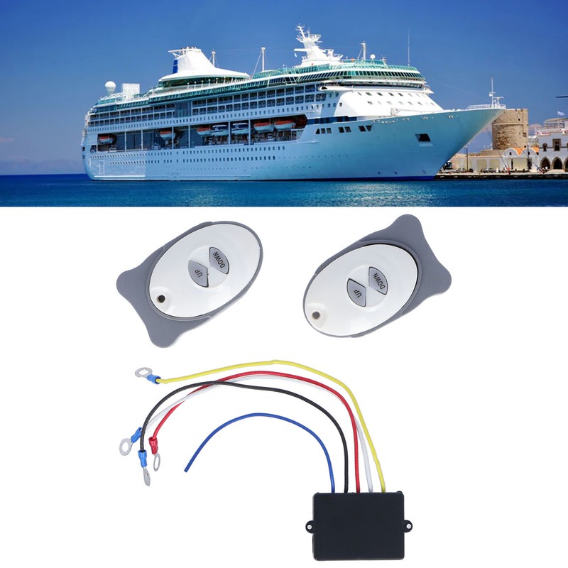 Winch Wireless Receiver Transmitter Anchor Remote Windlass Wireless Switch Boat