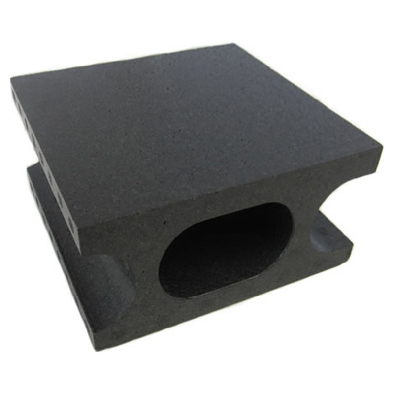 Koyo Sangyo Styrene Block Half, Black, W 3.9 x H