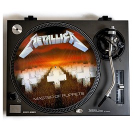 Universal Metallica Slipmat for Turntable Vinyl Records Thrash Metal Master Of Puppets lp