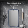 Pure Titanium Dual-Side Cutting Board with Non-Slip Pad ¨C Hygienic,