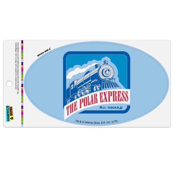The Polar Express All Aboard Automotive Car Refrigerator Locker Vinyl