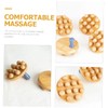 OATIPHO Bamboo Massage Body Brush Handheld Body Massage Roller for