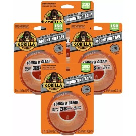 Gorilla Tough & Clear Double Sided XL Mounting Tape