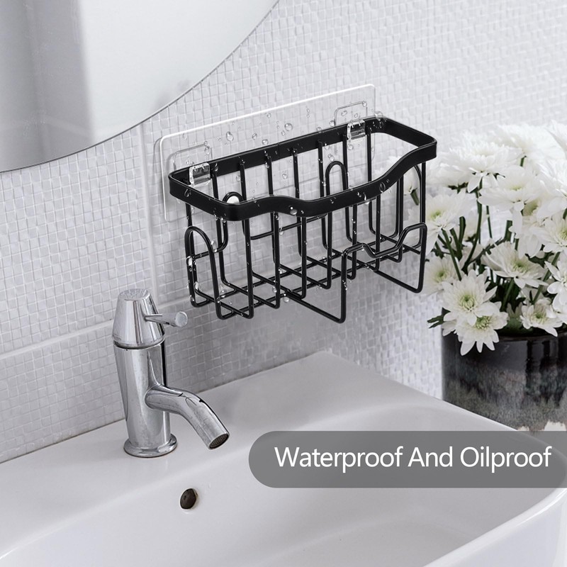 MURLONG Adhesive Hooks for Sink Caddy, Replacement Adhesive Hooks for