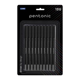 Pentonic Linc Ball Point Pen (Black Ink)- Pack of 10