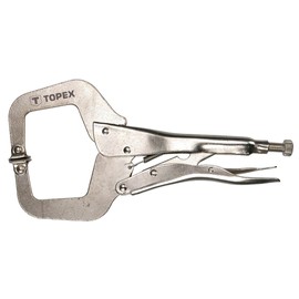 TOPEX Welding Accessories Grip Pliers, and for Small Work on Bodies, Sheet Metal etc. Clamping Pliers, Welding Pliers, Welding Grip Pliers, Length 280 mm, Working Range 0-40, Type "C", 280 mm