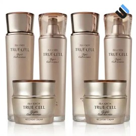 Iznix 이자녹스 라하 트리플 트루셀 기초화장품 스킨 로션 크림 3종 2세트 Iznox Lara Triple True Cell Basic Makeup Skin Lotion Cream 3 Piece 2 Set