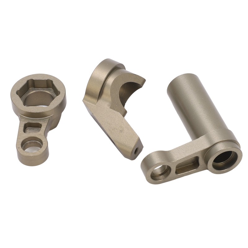 RC Steering Knuckle Kit Aluminum Alloy Shock Absorption Steering Assembly