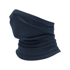Unbranded Neck Gaiter Face Mask Sun Cooling Scarf Balaclava Bandana Cover for Men & Women - Dark blue, 1 Pack