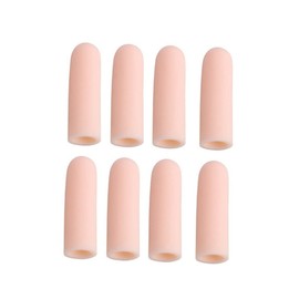 Gatuida 8 Pack Gel Finger Protectors Callous Blisters Protection Toe Caps Toe Sleeve for Men and Women