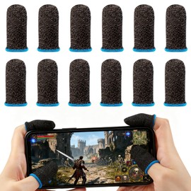 Finger Sack for Gaming, No Seams, Sound Gaming, Smartphone Game, Wilderness Action, PUBG Mobile, CoD Mobile, Apex, Yubisakku, Ultra-High Sensitivity, Ultra-Thin Silver Fiber, Finger Sack, Mobile, Hand