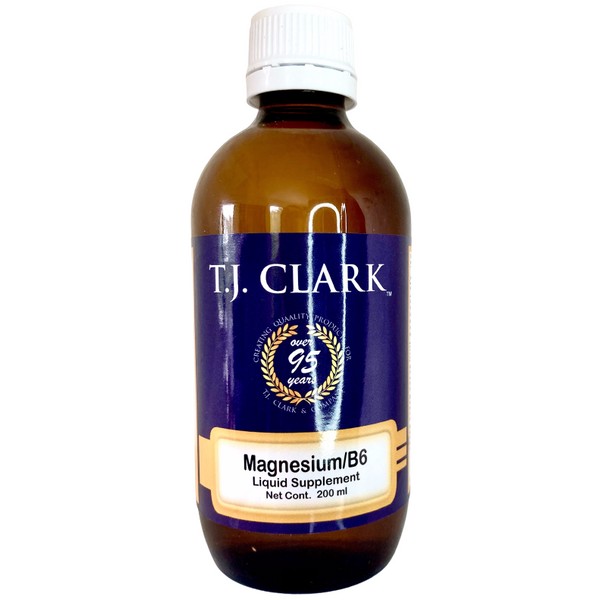 TJ Clark Magnesium/Vitamin B6 Liquid 200ml