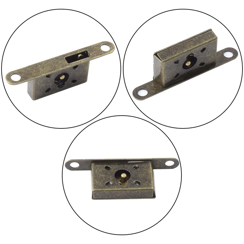 Jiozermi 2 Pack Mini Locks with Skeleton Key, Full Mortise