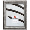 Craig Frames Verandah 203, 16x20 Picture Frame, Aged Silver