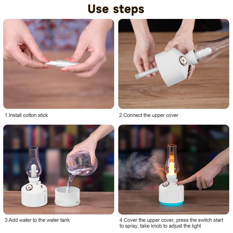 Candle humidifier (White)