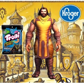 WoW Warcraft Trolli Candy Pack Rewards - Battle Pet, Tabard, Collection You Pick - Kroger (Sunny Yellow)