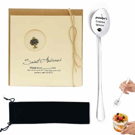 Coffee Spoon Gifts for Husband Wife Birthday Gift Gift Spoons for Grandpa from Granddaughter Grandpa’s Coffee Spoon – A Loving Tribute for Fathers and Grandfathers, Ideal Present for Father's Day