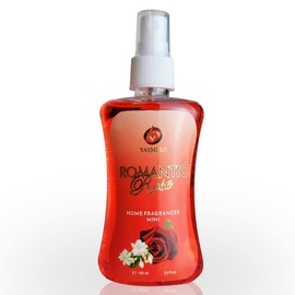 YASMEEN Mini Air Freshener Spray for Home, Fabrics, Car, Office - 100ml (3.4 FL OZ) (Romantic Rose)