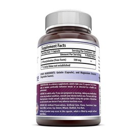 어메이징 포뮬러스 L-페닐알라닌 500mg 120캡슐 Amazing Formulas L-Phenylalanine 500mg 120 Capsules