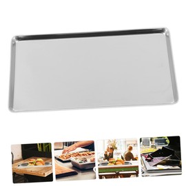 GOOHOCHY Stainless Steel Steam Pan Tray for Cooking Baking and Serving Versatile Oven Pan for Home Restaurant and Outdoor Use Easy to Clean and Dishwasher Safe