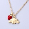 Sanrio 391212 Stuffed Animal & Necklace (Shortcake) Cinnamon Roll Accessory