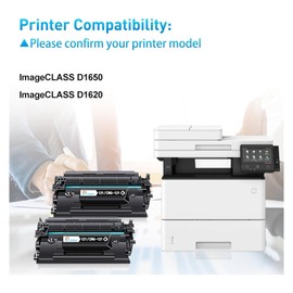 CLYWENSS 121 Black Toner Cartridge Replacement for Canon 121 CRG-121 CRG121 | Works with Canon imageCLASS D1620 D1650 Printer ( High Yield - 5000 Pages, 2-Pack)