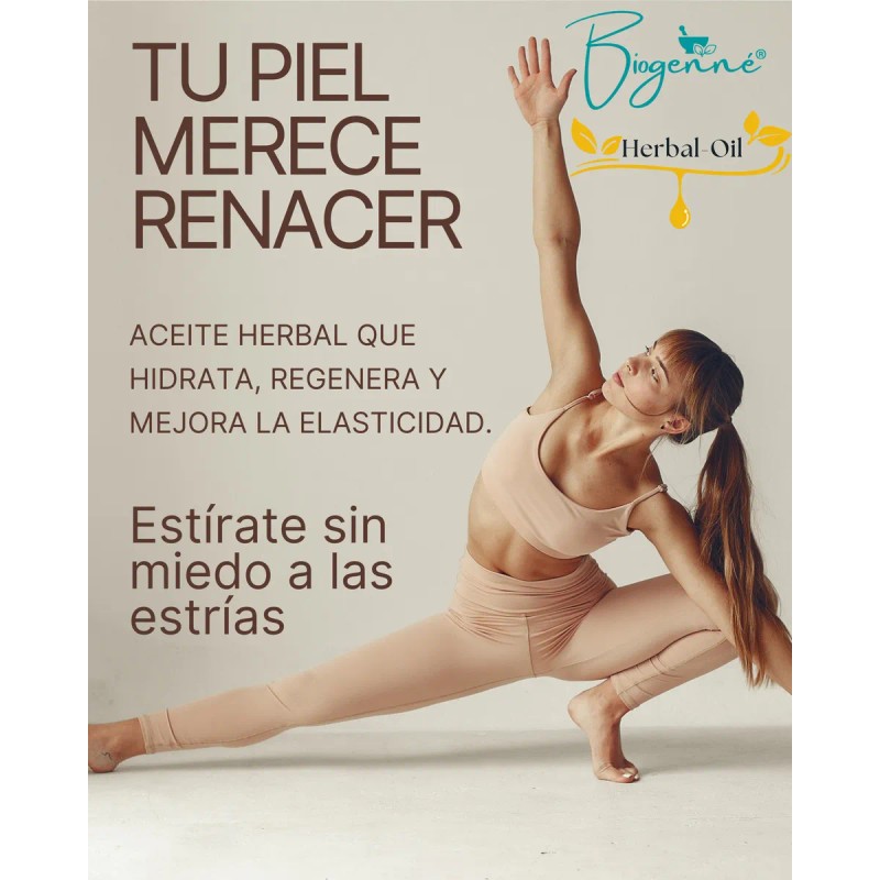 Aceite Regenerador De Cicatrices Y Estrías Calendula 125 Ml Hierbas