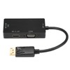 3-in-1 Adapter Displayport to HDMI/VGA/DVI Multifunction High Definition Converter Cable