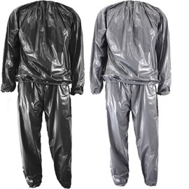 Traje de sauna resistente para hombres y mujeres, pérdida de peso, ejercicio adelgazante, gimnasio, entrenamiento, anti-rasgadura