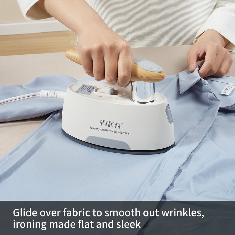 YIKA 2-in-1 Portable Clothes Steamer & Iron - Ceramic Coated