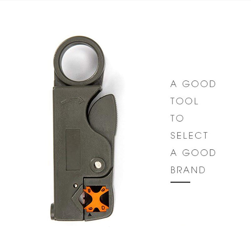tooloflife Rotary Coaxial Coax Cable Cutter Stripper Tool for RG59