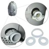 Bamkyait Connector Seals Gaskets Set Air Pump Gasket Washers Fits