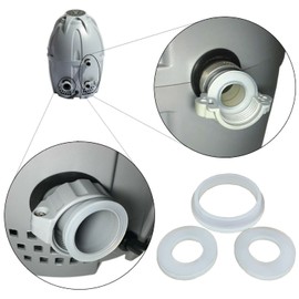 Bamkyait Connector Seals Gaskets Set Air Pump Gasket Washers Fits for Coleman Lay-Z-Spa Inflatable Hot Tub Hearter Spa Replacement Parts 1A and 2B/C