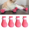 4PCS Cat Boots for Cats Only, Anti Scratch Cat Feet