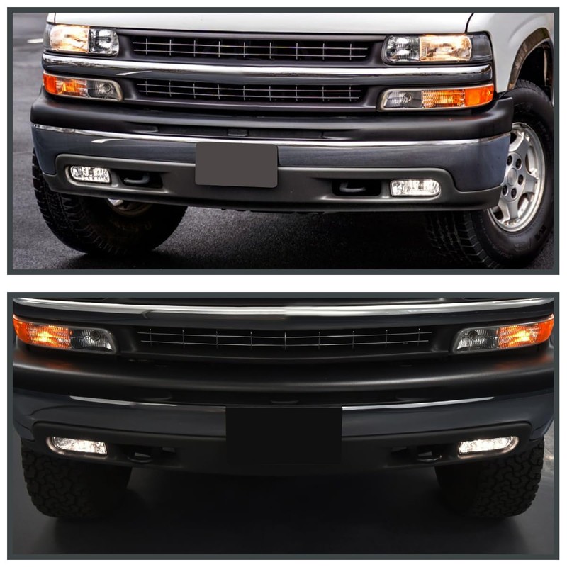 Spec-D Tuning Smoke Driving Fog Lights + Bulbs Compatible with