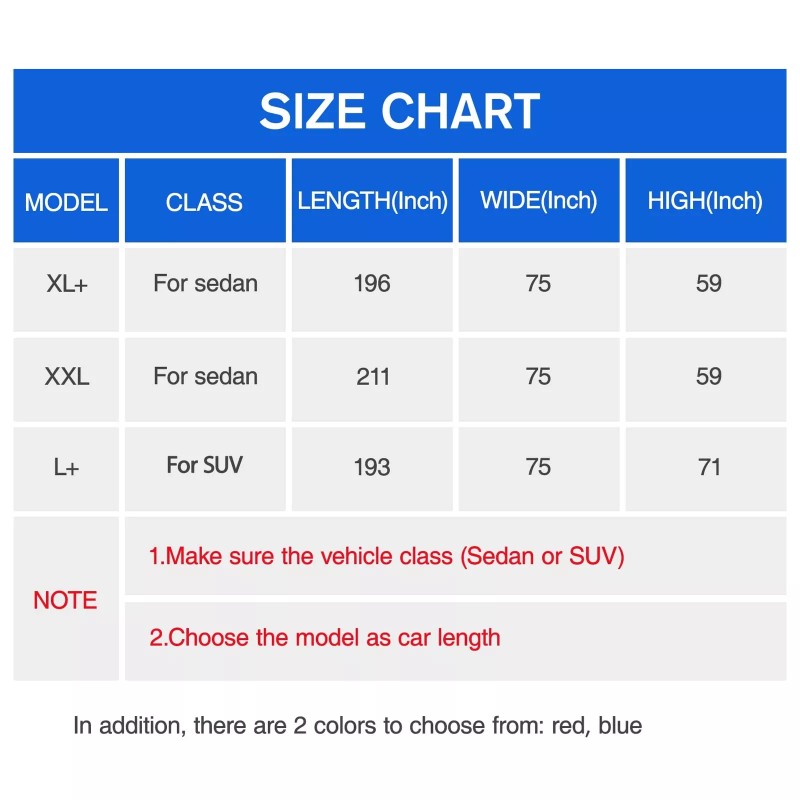 DINGHAO Car Cover Waterproof All Weather for Automobiles, 6 Layers
