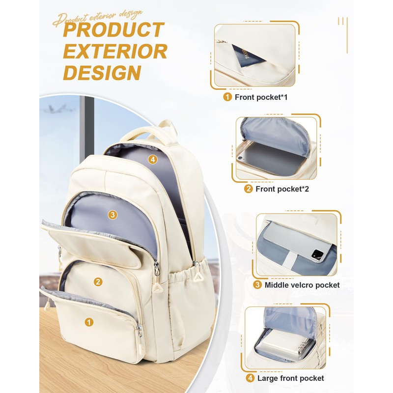 School Backpack for Women Men High School Bag for Boys