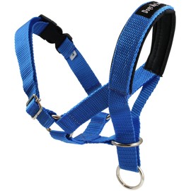 Dog Head Collar Halter Blue 5 Sizes (S: 6.5"-8.25" Snout)