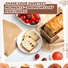 Feifeiya 150 Pcs Loaf Pan Liners for Baking Bread Pan