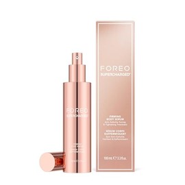 FOREO SUPERCHARGED Sérum corporal reafirmante, 100 ml - Conductor y tonificante - Crema anticelulítica - Antiedad - 8 tipos de ácido hialurónico - Dermatológicamente testado - Todo tipo de pieles
