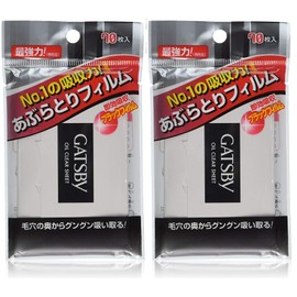 Gatsby Oil Blotting Paper Film Type, 70 Sheets (2 Pieces)