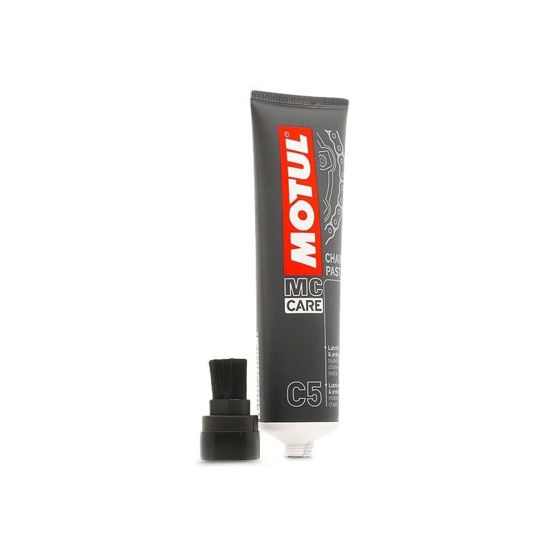 Motul C5 Chain Paste Motorcycle Chain Grease with Brush Applicator,