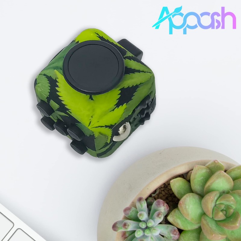 Appash Cube Fidget Toy Stress Anxiety Pressure Relieving Toy[Gift Idea](Leaves)