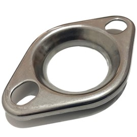 LEXOR Press Muffler, Flange, General Purpose Silencer, One-Off, Welding, Pipe Gasket, Φ2.0 inches (51 mm), Car Motorcycle Custom Supplies